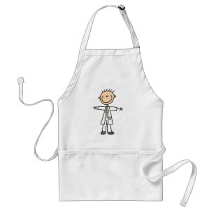 Doctor Stick Figure Standard Apron