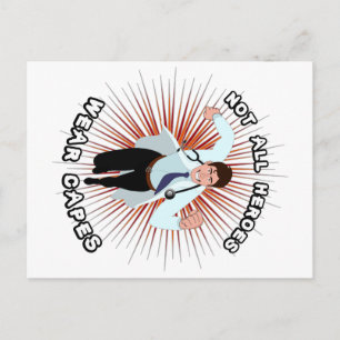 Doctor superhero: Not all heroes wear capes Postcard