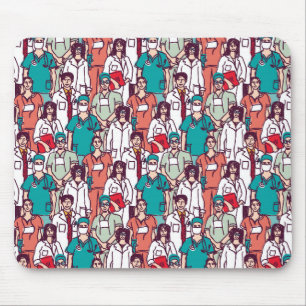 Doctor & Surgeon Pattern Mouse Mat