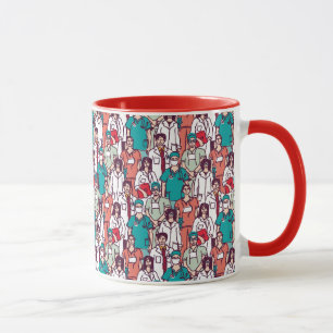 Doctor & Surgeon Pattern Mug