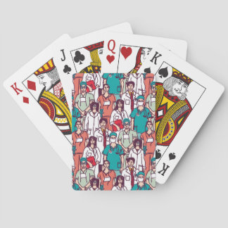 Doctor & Surgeon Pattern Playing Cards