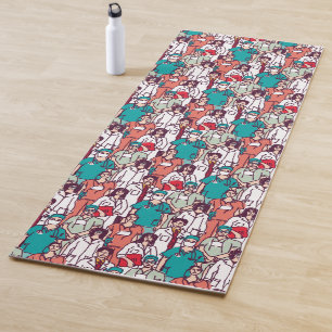 Doctor & Surgeon Pattern Yoga Mat