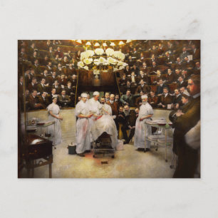 Doctor - Surgeon - Standing room only 1902 Postcard