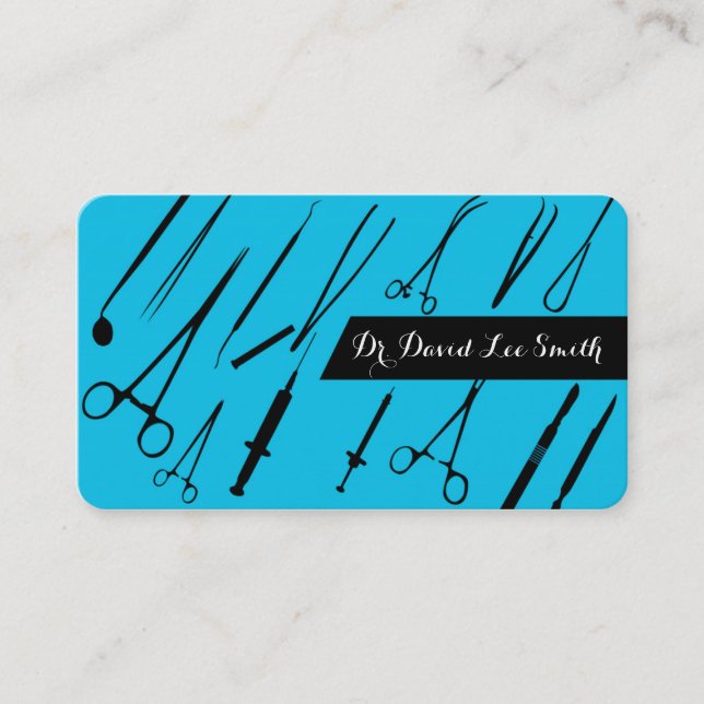 Doctor / Surgeon / Surgeon assistant Business Card (Front)