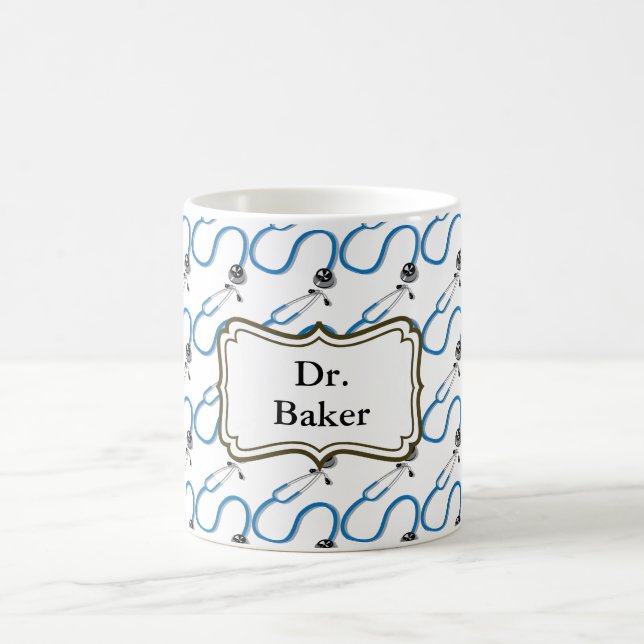 Doctor Surgery Stethoscope Medical Profession Coffee Mug (Center)