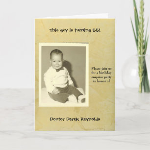 Doctor Surprise Birthday Party Invitation
