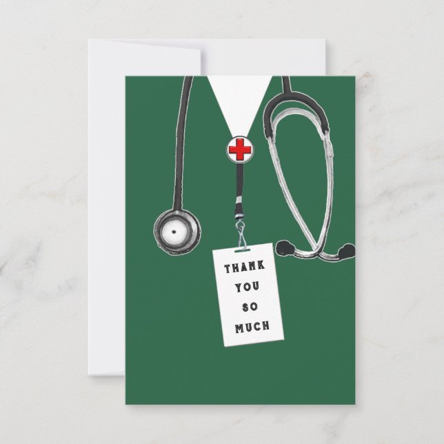 Doctor Thank You Card (Front)