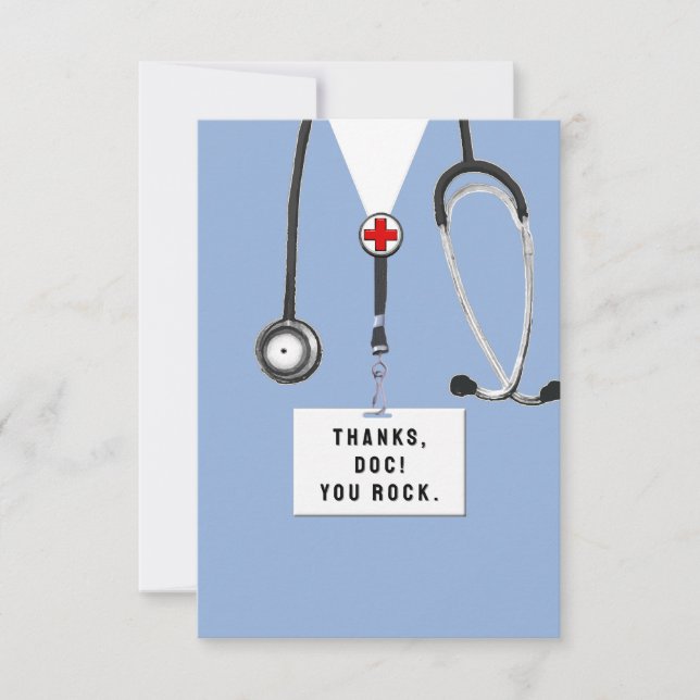Doctor Thank You Card (Front)