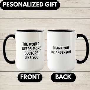 Doctor Thank you Gift, Personalised Doctor Mug