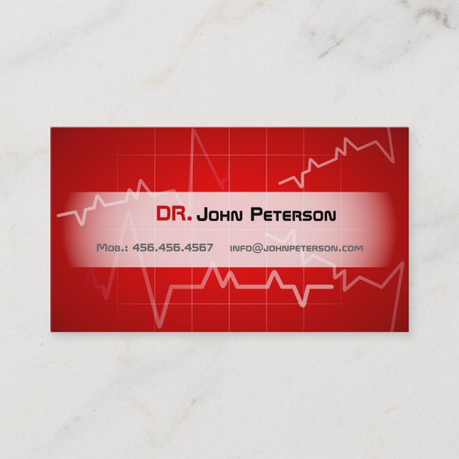 Doctor , Therapist , Ambulance , Cardiologist Card (Front)