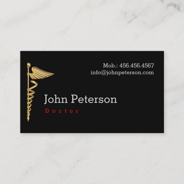 Doctor , Therapist , Ambulance , Physician Card (Front)