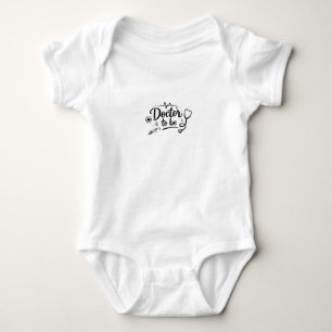 Doctor To Be Cute Baby Jersey Bodysuit Gift Idea