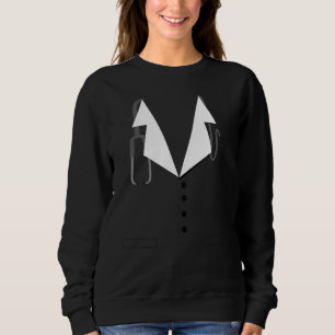 Doctor White Lab Coat Halloween Costume Sweatshirt