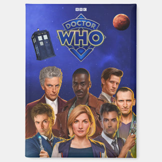 Doctor Who Rectangle Fridge Magnet 