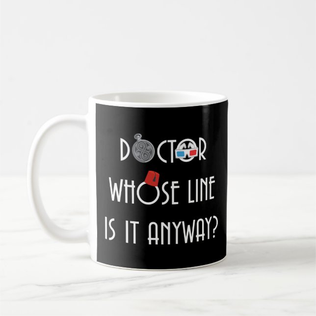 Doctor Whose Line Is It Anyway  Coffee Mug (Left)