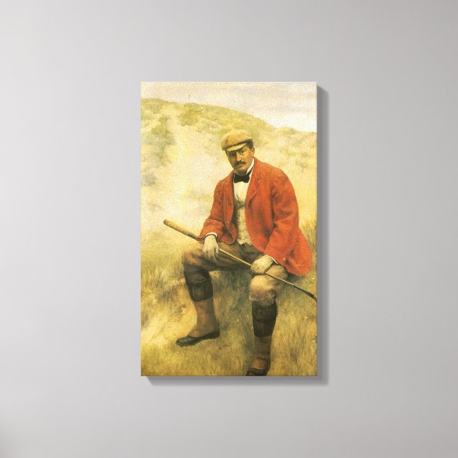 Doctor William Laidlaw Purves Portrait by Collier Canvas Print (Front)