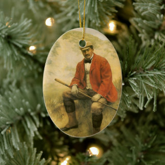 Doctor William Laidlaw Purves Portrait by Collier Ceramic Tree Decoration
