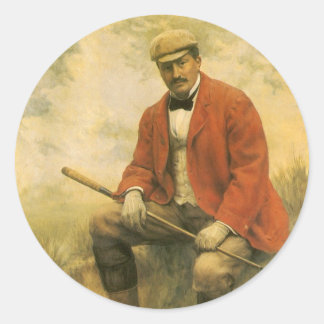 Doctor William Laidlaw Purves Portrait by Collier Classic Round Sticker