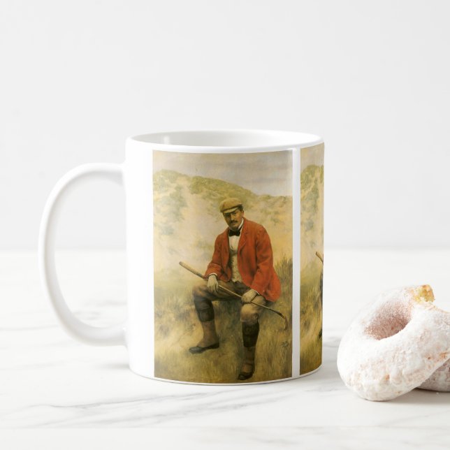 Doctor William Laidlaw Purves Portrait by Collier Coffee Mug (With Donut)