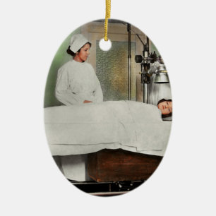 Doctor - Xray - Getting my head examined 1920 Ceramic Tree Decoration