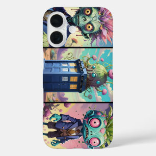 Doctor Zombie Who iPhone 16 Case