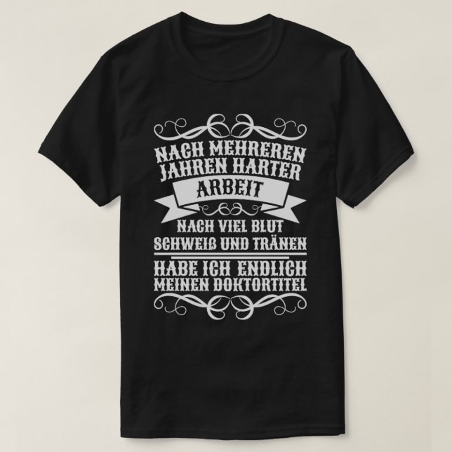 Doctorate Student Gift Phd Graduation2  T-Shirt (Design Front)