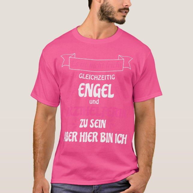 Doctor'S Aid Gift Funny Profession As An Angel Doc T-Shirt (Front)