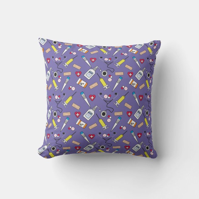 Doctor's and Nurse's Supplies Cute Cushion (Front)
