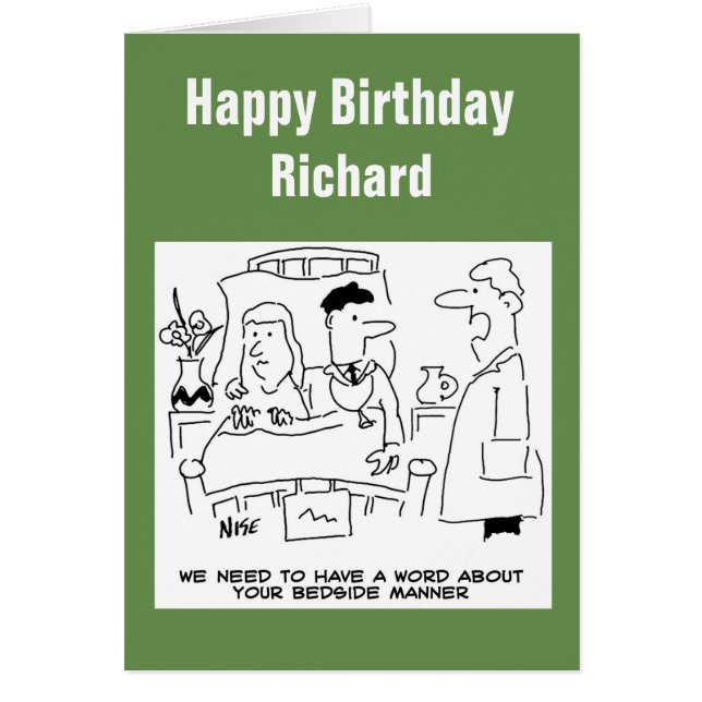 Doctor's Bedside Manner Not Quite Right (Front)