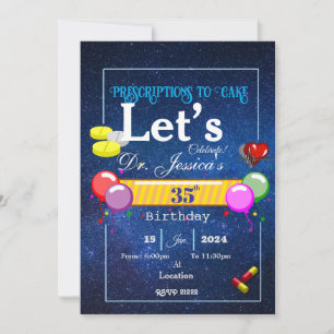  Doctor's birthday   Invitation