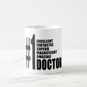Doctors Birthdays Gifts : Number One Doctor Coffee Mug