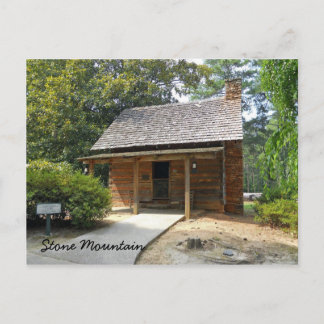 Doctor's Cabin Antebellum Plantation Stone Mount Postcard