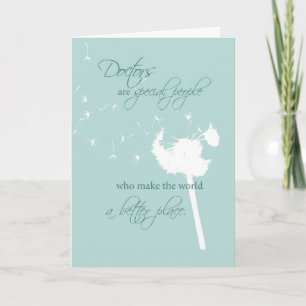 Doctor's Day Dandelion Card