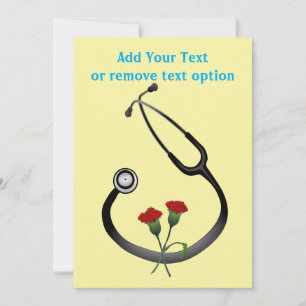 Doctor's Day Stethoscope Holiday Card
