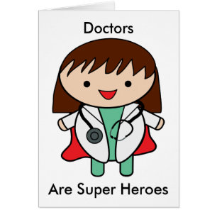 Doctors Day Woman Doctor Super Hero Personalise