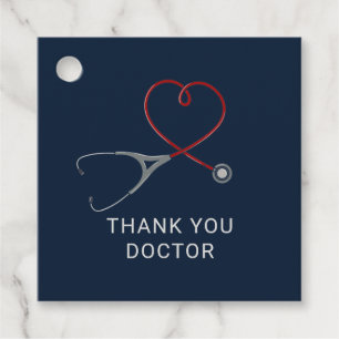 Doctors Frontline Workers Custom Thank You Favour Tags