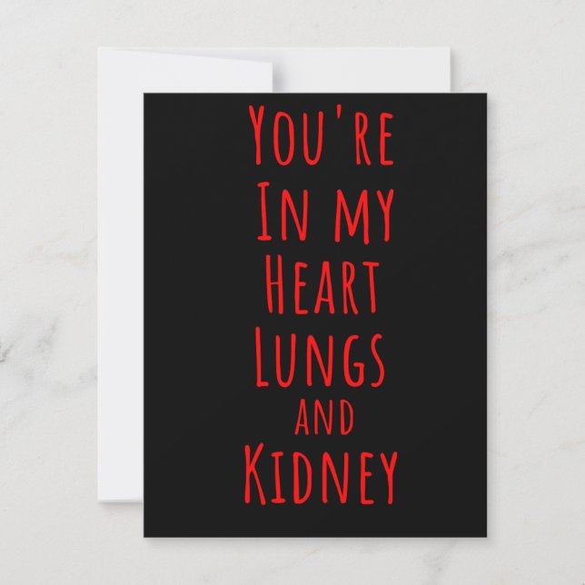 Doctor's funny Valentine's day card. Holiday Card (Front)