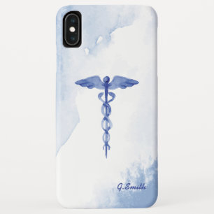 Doctors & Nurses   Watercolor Medical Stethoscope iPhone XS Max Case