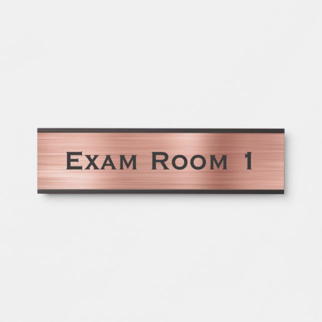 Doctor's Office Dentist Exam Room Door Sign (Front)
