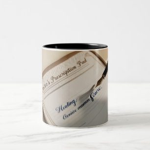 Doctor's Orders: Coffee & Cheer Two-Tone Coffee Mug