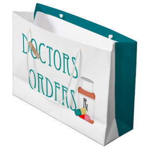 Doctors orders large gift bag