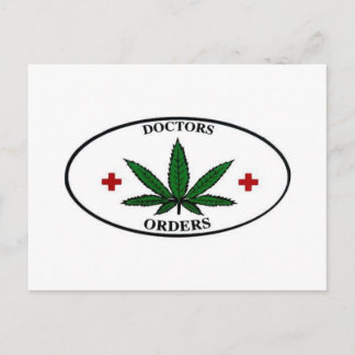 DOCTOR'S ORDERS POSTCARD