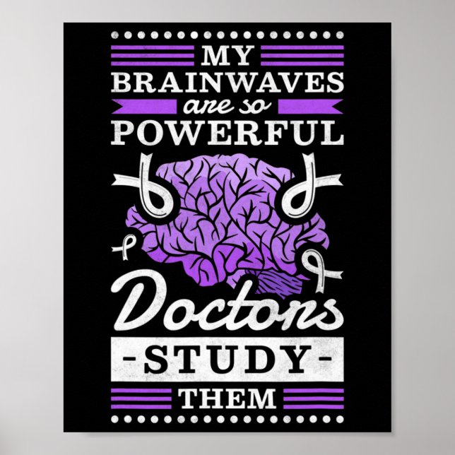 Doctors Study My Powerful Brainwaves  Poster (Front)