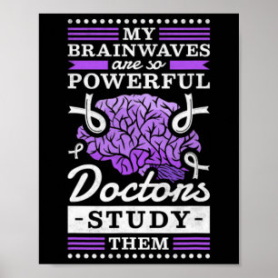 Doctors Study My Powerful Brainwaves Poster