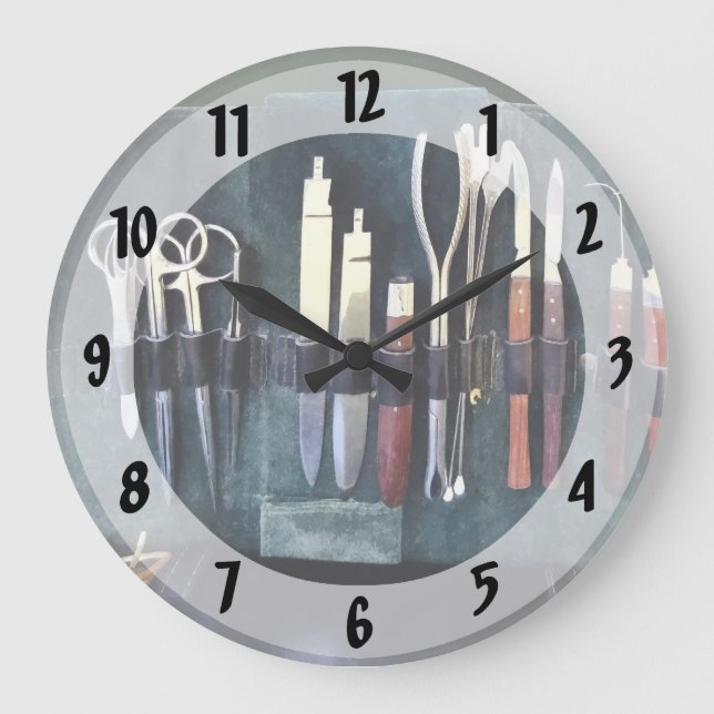 Doctors - Surgical Instruments Circa Civil War': Large Clock (Front)