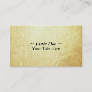 Document Paper Business Card
