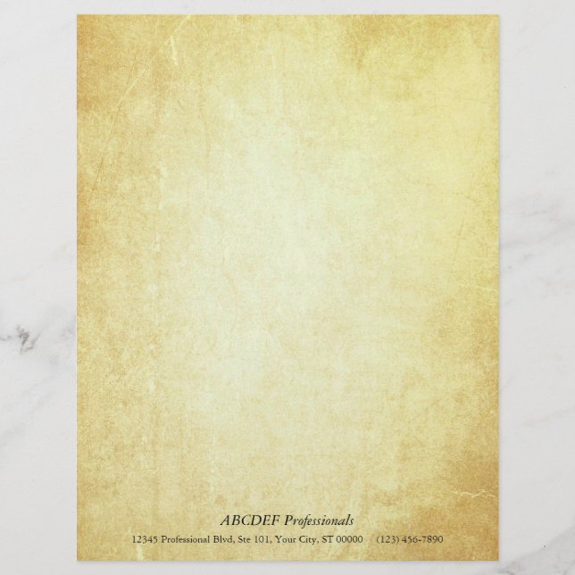 Document Paper Letterhead Design (Front)