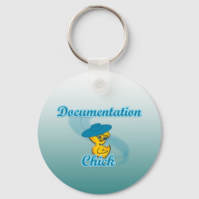 Documentation Chick #3 Key Ring (Front)