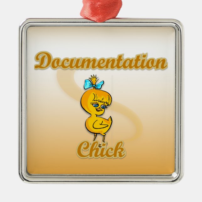 Documentation Chick Metal Tree Decoration (Front)