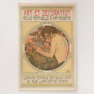 Documents Décoratifs by Alphonse Mucha Jigsaw Puzzle